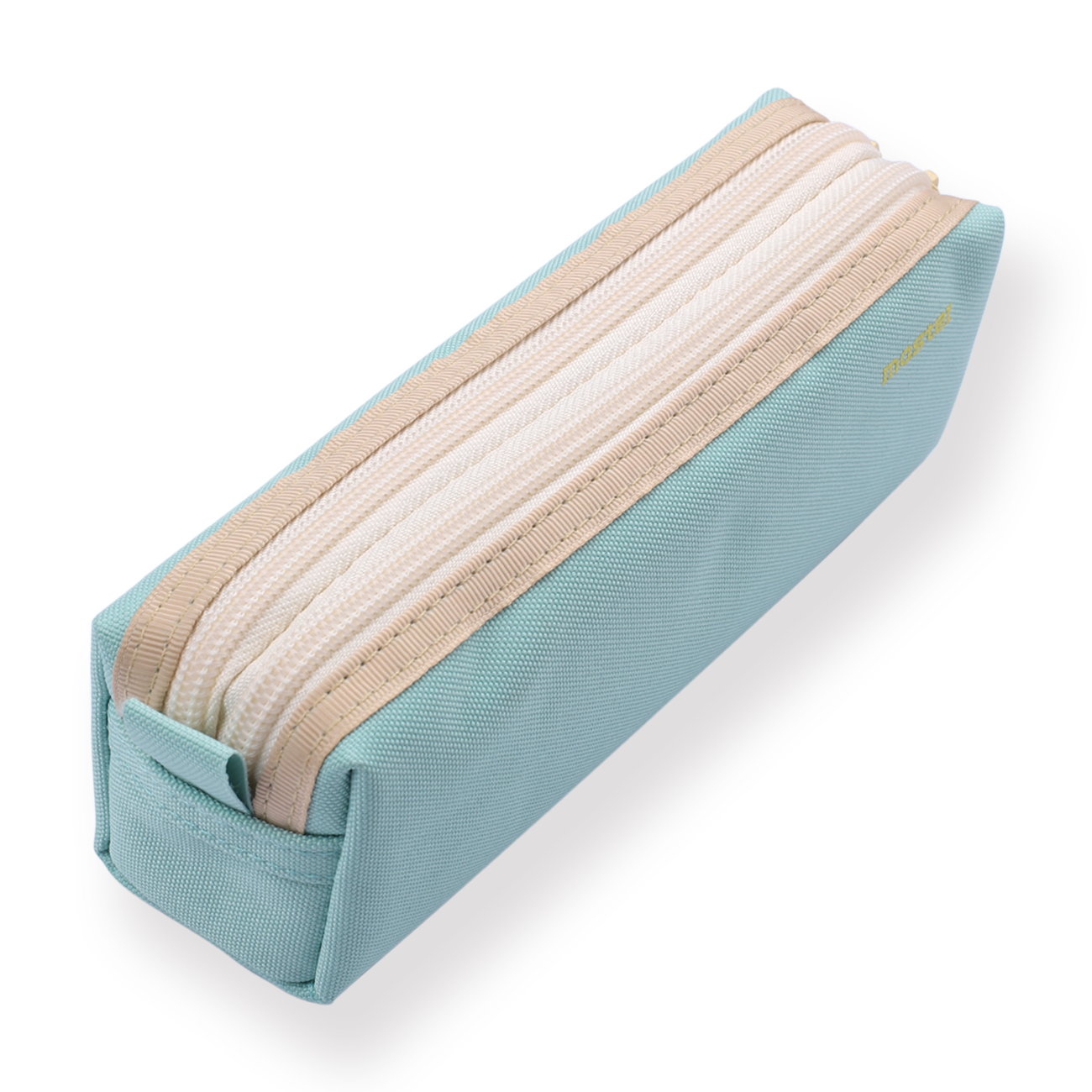 Double Layer Pencil Case - Blue Green